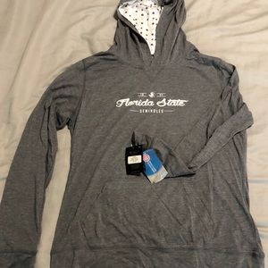 FSU Florida State Seminoles Light XL Hooded Shirt